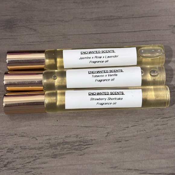 Fragrance Oil Set - Jasmine, Tobacco/vanilla, Strawberry - Picture 1 of 2